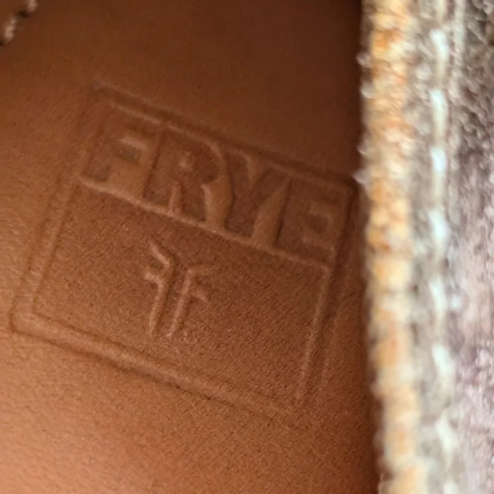 Great condition FRYE women's metallic Regina Ballet Flats Size 10 - Picture 9 of 13
